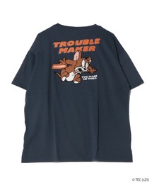 【公式】トムとジェリー　サガラ刺繍半袖Tシャツ