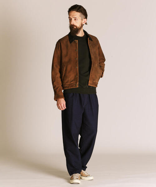 Schott(ショット)の「Schott/ショット/NEWBIE SUEDE LEATHER JACKET/ニュービー スエード レザージャケット(ライダースジャケット・メンズ・ブラウン・2XL/XL/L/M)」の20枚目の写真