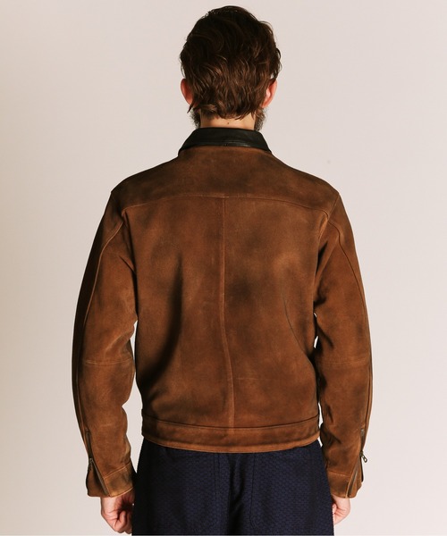 最終値引き　ショット　Schott スエード　ジャケット　レザー　38 Schott スエード レザージャケット トラッカージャケット 3rd