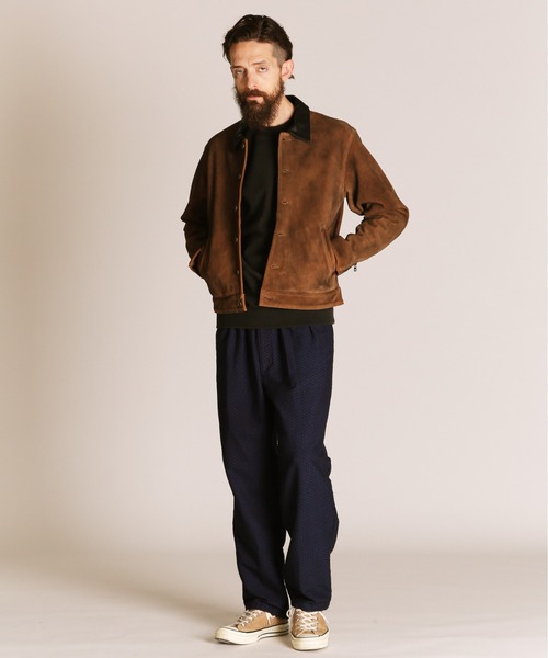 Schott(ショット)の「Schott/ショット/NEWBIE SUEDE LEATHER JACKET/ニュービー スエード レザージャケット(ライダースジャケット・メンズ・ブラウン・2XL/XL/L/M)」の8枚目の写真