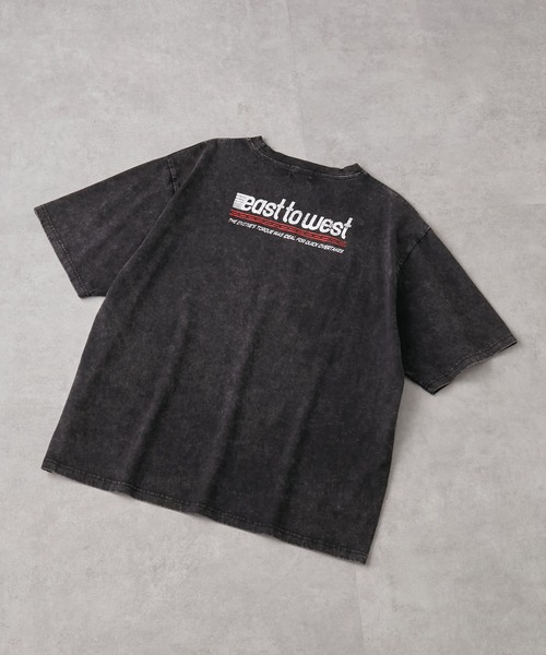 EMMA CLOTHES（エマクローズ）の「ヴィンテージ加工 ゲームデザイン レーシングプリント半袖Tシャツ（Tシャツ/カットソー・メンズ・オフホワイト/グレー/ブラック・M/L）」の20枚目の写真
