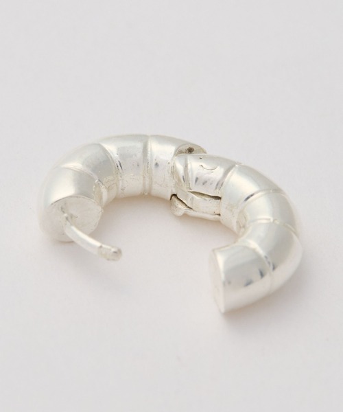 BABYLONE（バビロン）の「【ADRAR】HOOP EARRING（ピアス（両耳用）・レディース・シルバー・フリー）」の4枚目の写真