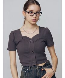 EMODA - 新品未使用／タグ付 EMODA  ショート丈トップス 楽天市場】ショート丈（ブランドエモダ）（Tシャツ・カットソー