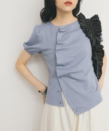 KBF | アシメトリーデザインカットソー(Tシャツ/カットソー)