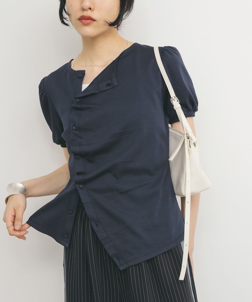 KBF アシメトリーデザインカットソー KBF｜アシメトリーデザインカットソー | Rakuten Fashion(楽天