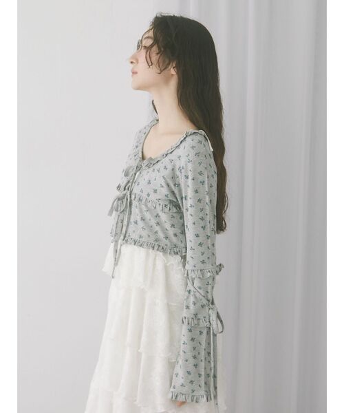 merry jenny（メリージェニー）の「レースティアードキャミワンピース（ワンピース・レディース・アイボリー/オフホワイト・FREE）」の21枚目の写真