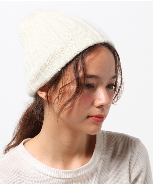 URBAN RESEARCH(アーバンリサーチ)の「UR jujube キッドモヘアニットワッチ(ニットキャップ/ビーニー・レディース・ホワイト/ブラック/グレー/イエロー・FREE)」の9枚目の写真