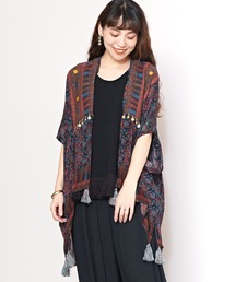 【チャイハネ】フォーインUVカーディガン