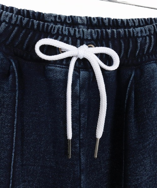 CAMBIO(カンビオ)の「mp13805- Heavy Weight Indigo Cut Off Wide Semi Flare Sweat Pants スウェットパンツ(スウェットパンツ・メンズ・ブルー/ブラック・S/M/L)」の20枚目の写真