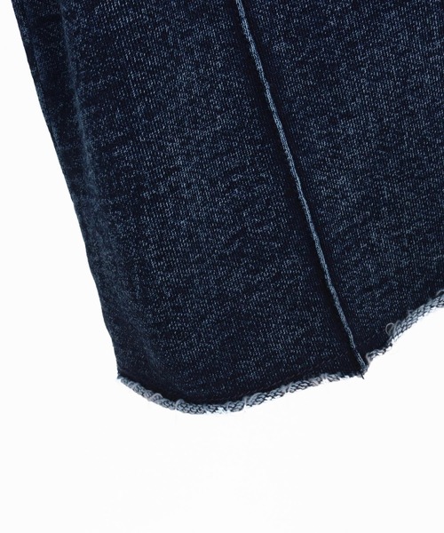 CAMBIO(カンビオ)の「mp13805- Heavy Weight Indigo Cut Off Wide Semi Flare Sweat Pants スウェットパンツ(スウェットパンツ・メンズ・ブルー/ブラック・S/M/L)」の22枚目の写真