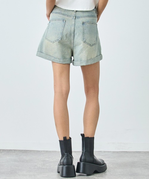 ANAP(アナップ)の「リボン ラメ デニム ショートパンツ(その他パンツ・レディース・ブラック/ライトブルー・M/S)」の12枚目の写真