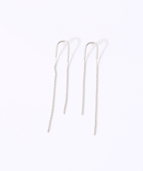 NOLLEY’S（ノーリーズ）の「【grace grace/グラスグラス】U字カイトピアス（ピアス（両耳用）・レディース・シルバー/ゴールド・FREE）」の6枚目の写真