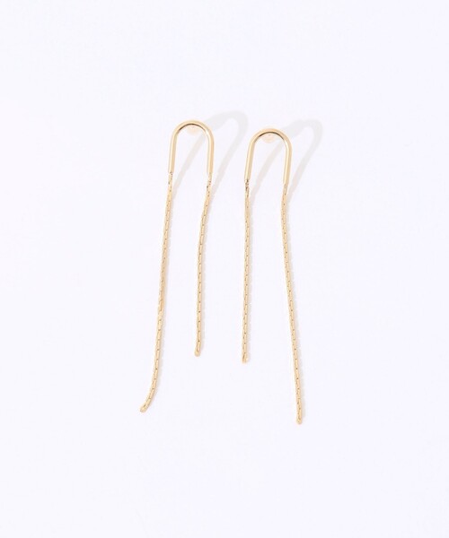 NOLLEY’S（ノーリーズ）の「【grace grace/グラスグラス】U字カイトピアス（ピアス（両耳用）・レディース・シルバー/ゴールド・FREE）」の5枚目の写真