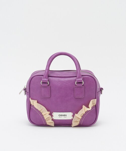 GRAIN/グレイン】2WAYヴィンテージチュールminiボストンバッグ