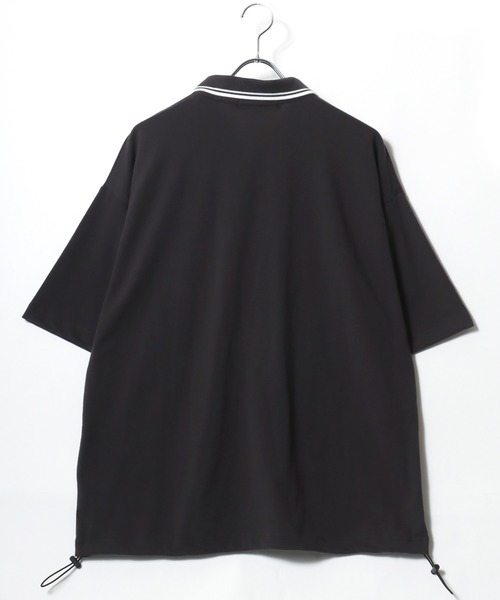 【人気Lサイズ】FR2　刺繍ロゴ入り定番カラーポロシャツ　即完売モデル　黒 adidas - ◎新品(メンズL)アディタス 黒半袖ポロシャツ 刺繍ロゴ