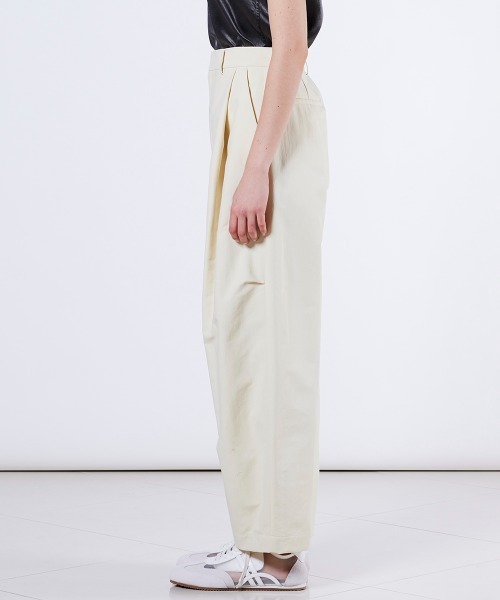 リコティーナダブルクロスバレルパンツ