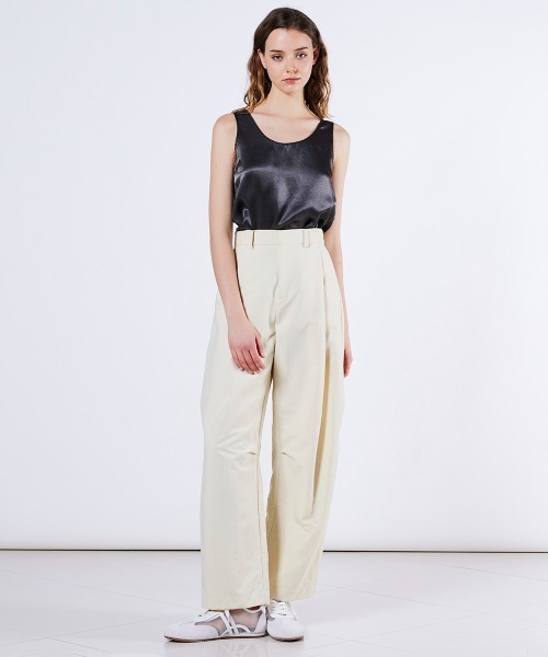 リコティーナダブルクロスバレルパンツ