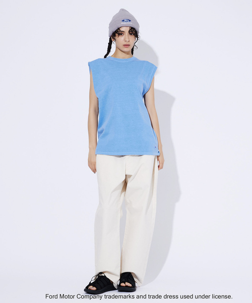 GOOD ROCK SPEED（グッドロックスピード）の「【GOOD ROCK SPEED/グッドロックスピード】FORD /フォード/ロゴ刺繍ニットキャップ/ユニセックス（キャップ・メンズ・グレー/ダークネイビー・フリー）」の7枚目の写真