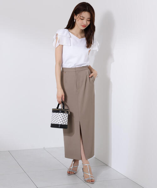 PROPORTION BODY DRESSING(プロポーションボディドレッシング)の「ショルダーリボンブラウス / 1215210704(シャツ/ブラウス・レディース・グレー/ブルー/ホワイト・SMALL/MEDIUM)」の11枚目の写真