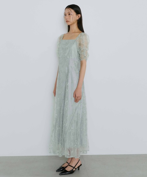 ANDRESD アンドレスド cutting curve dress カッティングカーブドレス（ドレス