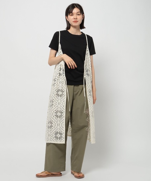 niko and...（ニコアンド）の「3WAYクラフト風キャミワンピース（ワンピース・レディース・ブラック/オレンジ/アイボリー・FREE）」の12枚目の写真