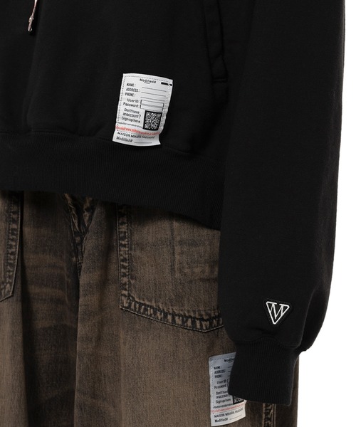 Maison MIHARA YASUHIRO（メゾンミハラヤスヒロ）の「Happy Face Printed Hoodie（スウェット・レディース・ブラック/ホワイト/ブラウン・36/38/40）」の17枚目の写真