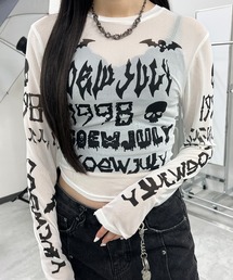 ゴシックロゴメッシュプルオーバー