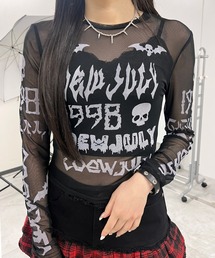 Figments | ゴシックロゴメッシュプルオーバー(Tシャツ/カットソー)