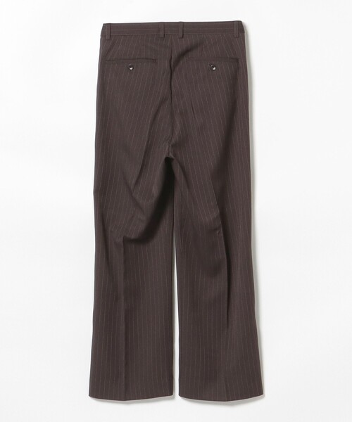 BEAMS HEART(ビームスハート)の「【2色展開】ストライプ 2タック ワイドパンツ(スラックス・メンズ・ブラック/ブラウン・SMALL/MEDIUM/LARGE)」の16枚目の写真