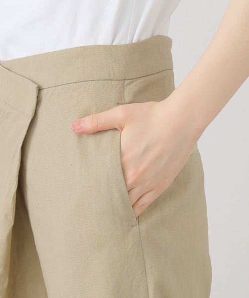 IENA（イエナ）の「Maison IENAラップワイドパンツ（その他パンツ・レディース・ホワイト/ベージュ・36/38）」の6枚目の写真