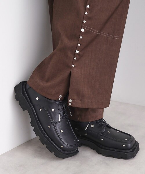 tk.TAKEO KIKUCHI（ティーケータケオキクチ）の「スタッズスクエアシューズ（ドレスシューズ・メンズ・ブラック/ブラック系・75/55/65）」の13枚目の写真