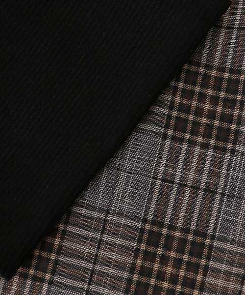 MAJESTIC LEGON（マジェスティックレゴン）の「フリルキャミ×トップスセット（Tシャツ/カットソー・レディース・グレー/グレー系その他2/ブラウン・MEDIUM）」の4枚目の写真