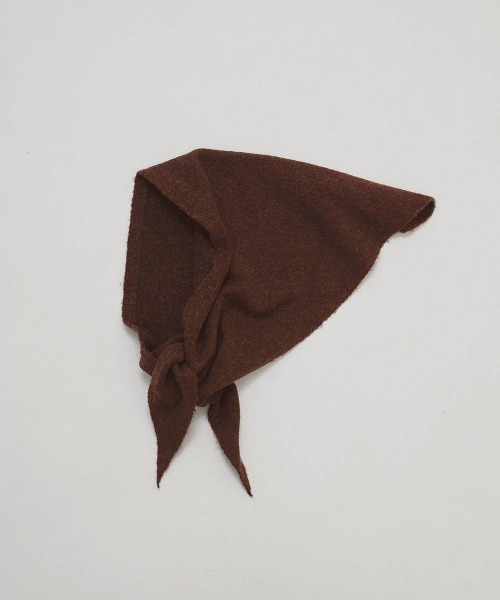 TODAYFUL(トゥデイフル)の「TODAYFUL Soft Knit Scarf ソフトニットスカーフ/12521039(バンダナ/スカーフ・レディース・チョコ/チャコールグレー・ONE SIZE)」の1枚目の写真