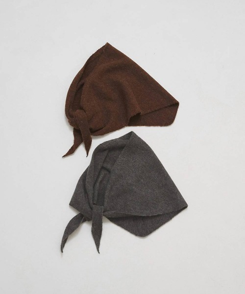 TODAYFUL(トゥデイフル)の「TODAYFUL Soft Knit Scarf ソフトニットスカーフ/12521039(バンダナ/スカーフ・レディース・チョコ/チャコールグレー・ONE SIZE)」の12枚目の写真