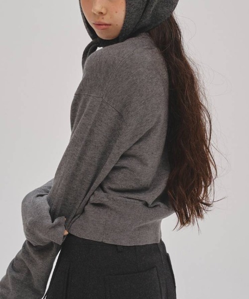 TODAYFUL(トゥデイフル)の「TODAYFUL Soft Knit Scarf ソフトニットスカーフ/12521039(バンダナ/スカーフ・レディース・チョコ/チャコールグレー・ONE SIZE)」の3枚目の写真