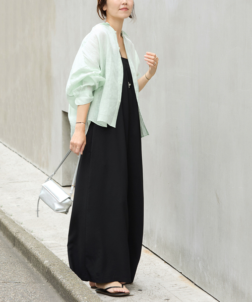 plage(プラージュ)の「Linen Short シャツ(シャツ/ブラウス・レディース・ホワイト/グリーン/ピンク・FREE)」の22枚目の写真