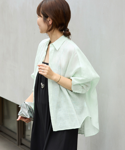 【plage】　Linen Short シャツ plage｜Linen Short シャツ | Rakuten Fashion(楽天ファッション