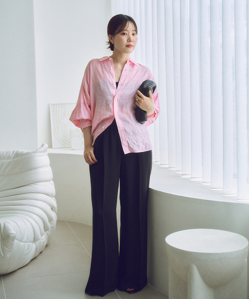 plage 半袖シャツ Linen Short シャツ（シャツ/ブラウス）｜Plage（プラージュ）の