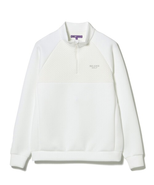 セール】PURPLE LABEL / スフィダンテ 切り替え ハーフジップ プル