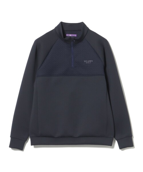 セール】PURPLE LABEL / スフィダンテ 切り替え ハーフジップ プル