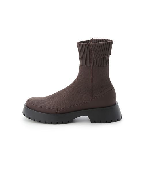 emmi（エミ）の「eco ニットブーツ（ブーツ・レディース・ブラウン/アイボリー/ブラック・22.5/23/23.5/24/24.5/25）」の8枚目の写真