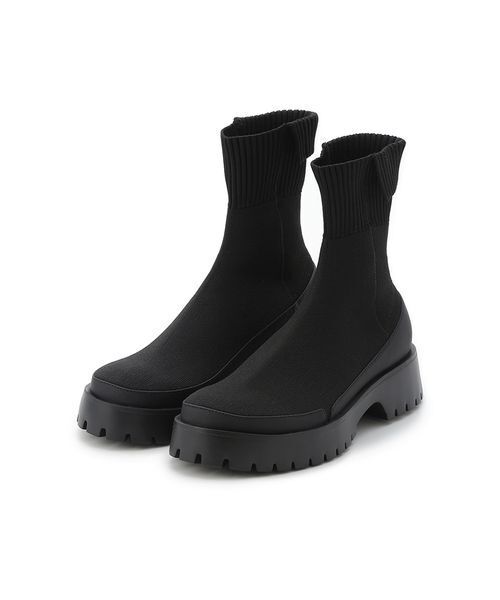 emmi（エミ）の「eco ニットブーツ（ブーツ・レディース・ブラウン/アイボリー/ブラック・22.5/23/23.5/24/24.5/25）」の11枚目の写真