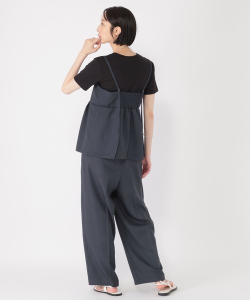 studio CLIP（スタディオクリップ）の「【daily CLIP】サマートラウザーパンツ（スラックス・レディース・チャコール/ベージュ・MEDIUM/LARGE）」の21枚目の写真