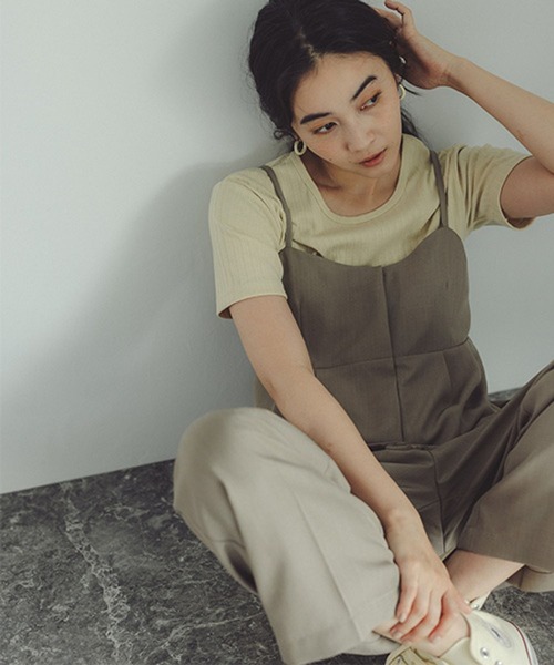 studio CLIP（スタディオクリップ）の「【daily CLIP】サマートラウザーパンツ（スラックス・レディース・チャコール/ベージュ・MEDIUM/LARGE）」の22枚目の写真