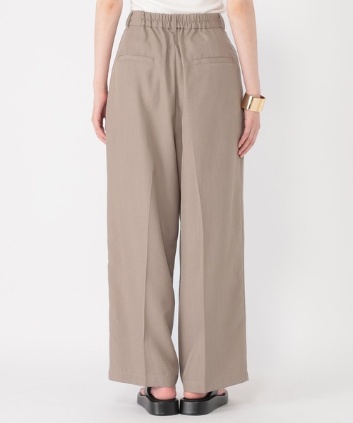 studio CLIP（スタディオクリップ）の「【daily CLIP】サマートラウザーパンツ（スラックス・レディース・チャコール/ベージュ・MEDIUM/LARGE）」の8枚目の写真