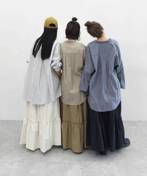 セール】【MODE NORM CORE】レースパッチワークマキシスカート