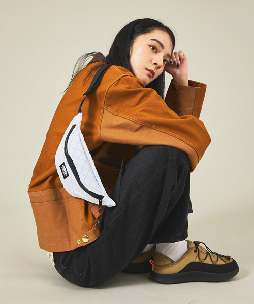 Flowfold(フローフォールド)の「【Flowfold/フローフォールド】FANNY PACK_SMALL/ファニーバッグ/ウエストポーチ(ボディバッグ/ウエストポーチ・メンズ・ブラック/パープル/ダークベージュ/ホワイト・フリー)」の5枚目の写真