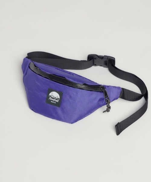 Flowfold(フローフォールド)の「【Flowfold/フローフォールド】FANNY PACK_SMALL/ファニーバッグ/ウエストポーチ(ボディバッグ/ウエストポーチ・メンズ・ブラック/パープル/ダークベージュ/ホワイト・フリー)」の9枚目の写真