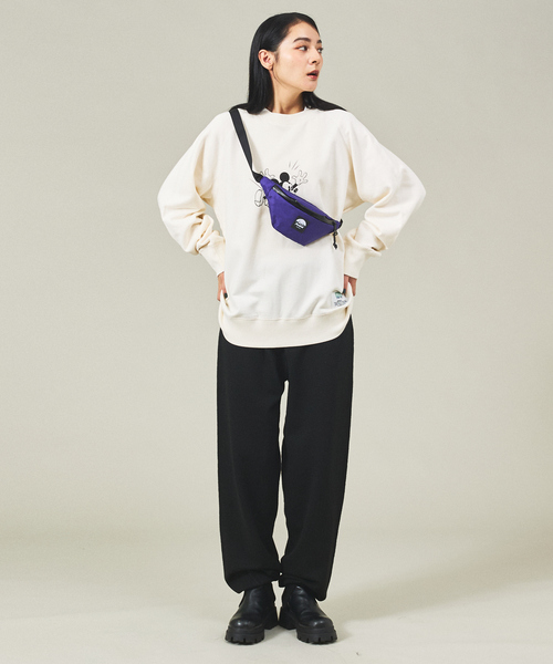 Flowfold(フローフォールド)の「【Flowfold/フローフォールド】FANNY PACK_SMALL/ファニーバッグ/ウエストポーチ(ボディバッグ/ウエストポーチ・メンズ・ブラック/パープル/ダークベージュ/ホワイト・フリー)」の18枚目の写真