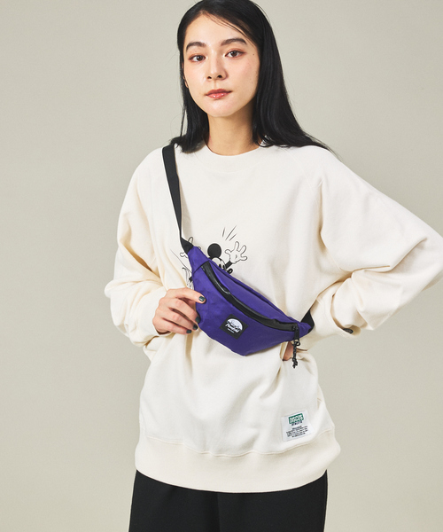 Flowfold(フローフォールド)の「【Flowfold/フローフォールド】FANNY PACK_SMALL/ファニーバッグ/ウエストポーチ(ボディバッグ/ウエストポーチ・メンズ・ブラック/パープル/ダークベージュ/ホワイト・フリー)」の19枚目の写真